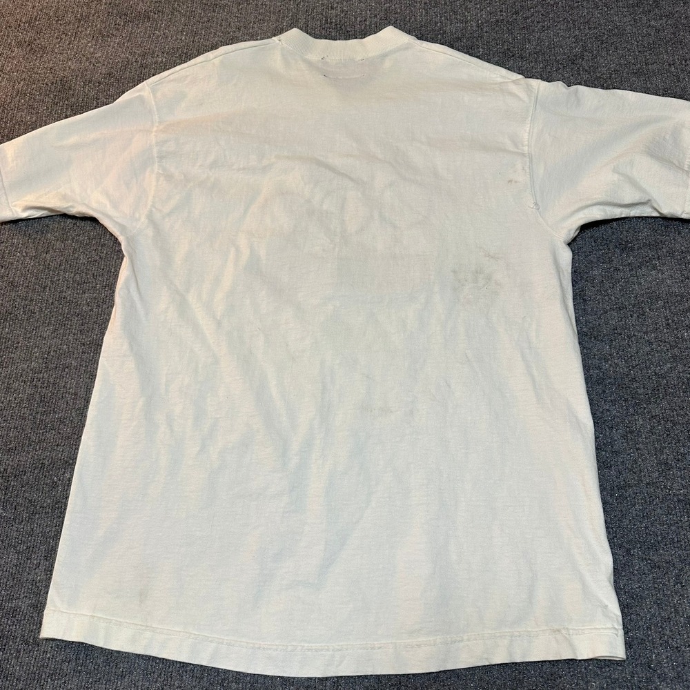 Vintage Polo Sport Ralph Lauren USA Olympic Rings T-Shirt White XL Made in USA - Picture 8 of 9